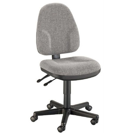 Alvin Monarch High Back Office Height Chair, Medium Gray
