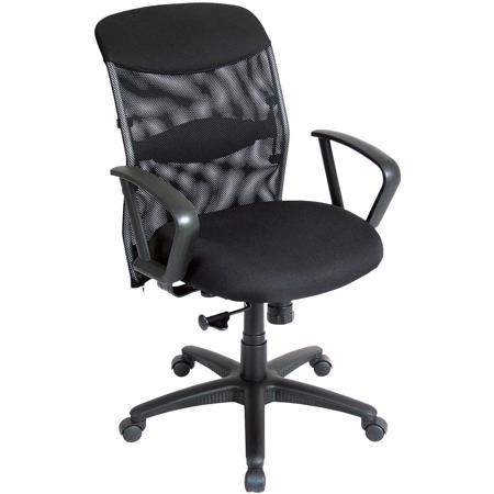 Alvin Salambro Mesh Fabric Manager's Chair, Black