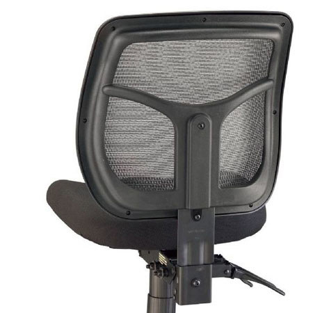 Alvin Argentum Mesh Back Drafting Height Chair with CK49 Height Extension Kit