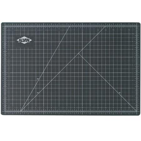 Alvin GBM Series Pro Self-Healing Cutting Mats, 40x80" Green/Black - gridded