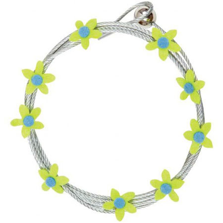 Alvin Magnetic Photo Cable, 57" Long, Lime Flowers