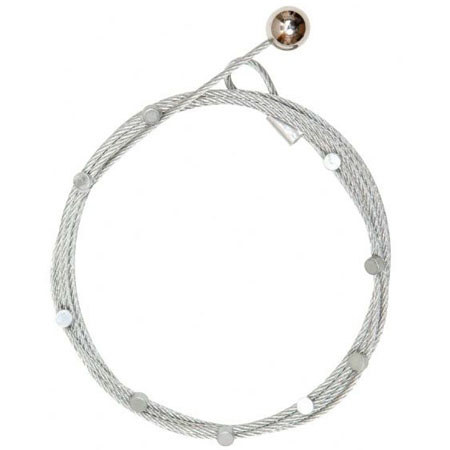 Alvin M893 Magnetic Photo Cable 57" w/Nine Magnets to hold Photos -Silver Dot