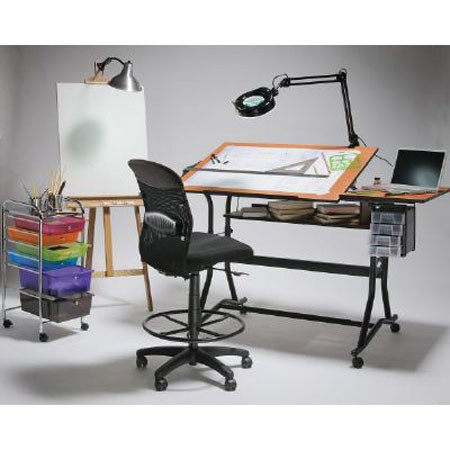 Alvin ML255 Professional Low Heat Magnifying Lamp Color: White.