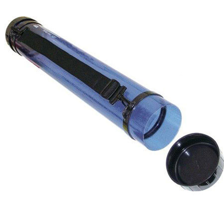 Alvin 25in Ice Tube, Transparent Blue, 3-7/8in ID, Cap