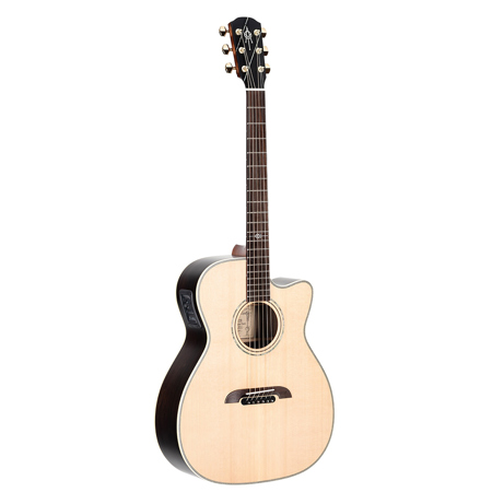 Alvarez Yairi Stage WY1 OM/Folk Acoustic-Electric Guitar, Natural/Satin