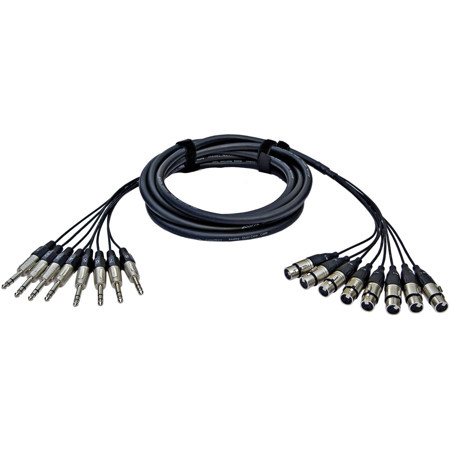Alva Audio 6.5' Analog Multi-Core Cable, 8x TRS to 8x XLR