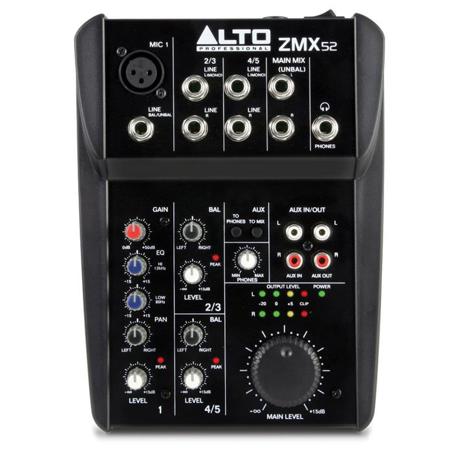 Alto Professional ZEPHYR ZMX52 5-Channel Audio Mixer