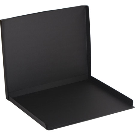 Archival Methods Drop Front Box, 1.5" x 11.5" x 17.5", Black