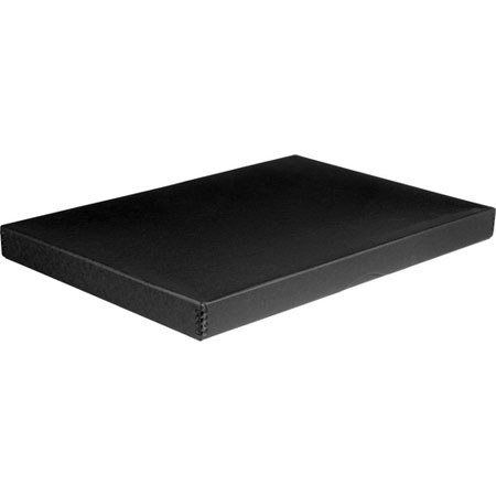 Archival Methods Drop Front Box, 1.5" x 17.5" x 22.5", Black
