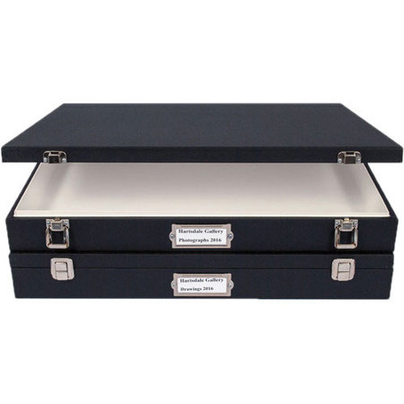 Archival Methods Museum Case 30.5x40.5x2.5in, Bk/Wh