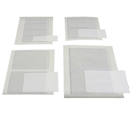 Archival Methods Adhesive Back Vinyl Label Holders, 3.75x2.37", 20-Pack