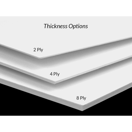 Archival Methods 100% Cotton Museum Board, 32x40", 4 Ply, Bright White, 15-Pack