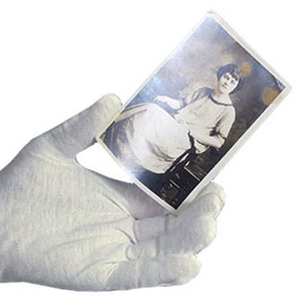 Archival Methods White Nylon Gloves Extra Small, 12Pack