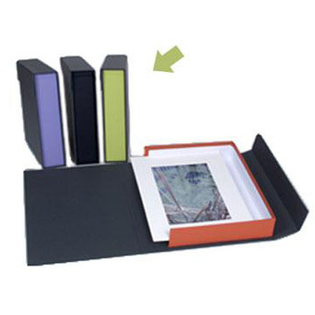 Archival Methods Accent 9x12x2in Portfolio, Gry/Grn Ty