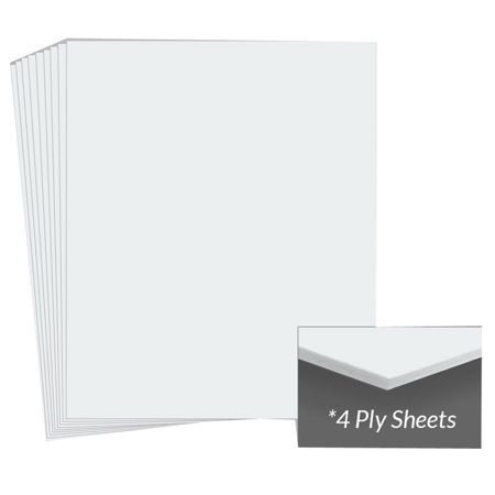 Archival Methods Museum Board 13x19 Polar White 4 Ply PKG 25