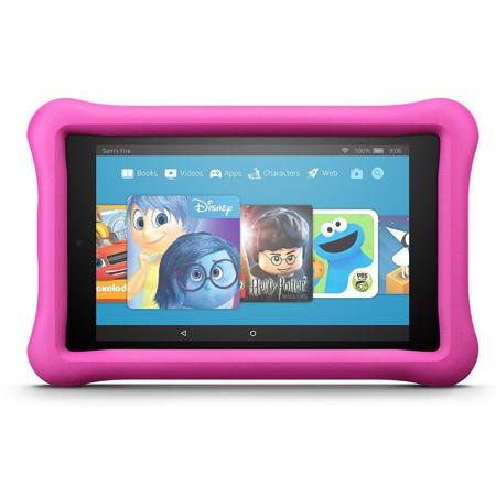 Amazon Fire HD 8 Kids Edition Tablet with Pink Kid-Proof Case, 8" HD Display