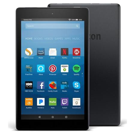 Amazon Fire HD 8 Tablet with Alexa, 8" HD Display, 16GB Storage, Black