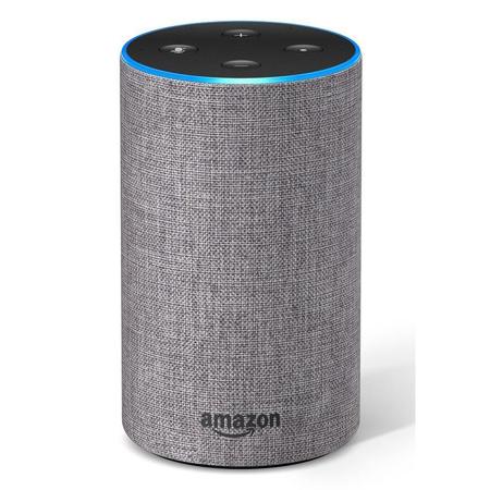 Amazon Echo (2nd Generation), Heather Gray Fabric