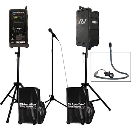 AmpliVox B9153 Premium Digital Audio Travel Partner Package with Collar Mic