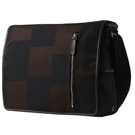 Acme Made Courier,Shoulder Bag f/17" Notebooks,Brwn/Blk