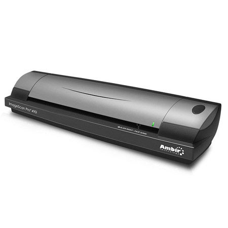Ambir ImageScan Pro 490i Duplex ID Card/Document Scanner with ScanLink Pro