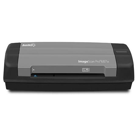 Ambir ImageScan Pro 687ix Duplex Card Scanner with AmbirScan Software
