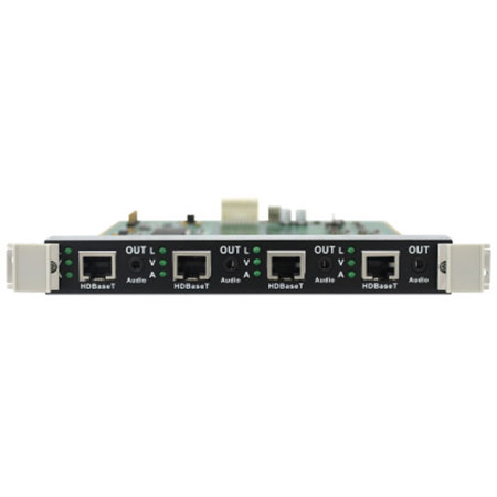 Aurora Multimedia 4-O/P 4K UHD HDMI HDBaseT 330'/600' CAT Matrix Card, Ethernet