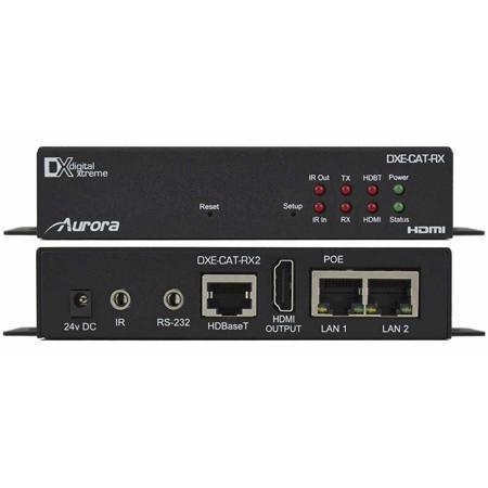 Aurora Multimedia 4K UHD 330/600' HDBaseT CAT Receiver