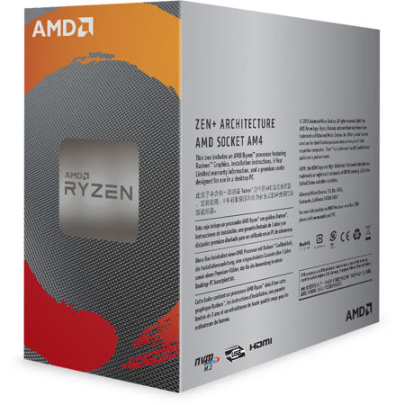 AMD Ryzen 3 3200G 3.6GHz 4-Core AM4 Processor with Radeon Vega 8 Graphics