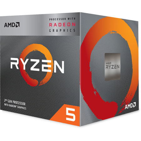AMD Ryzen 5 3400G 3.7GHz 4-Core AM4 Processor with Radeon RX Vega 11 Graphics