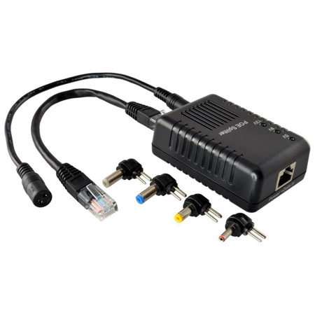 Amcrest Active PoE Splitter Adapter for Foscam FI8910W/918W and