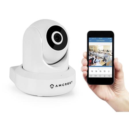 Amcrest ProHD 2MP Indoor PoE IP Camera, Pan/Tilt, White