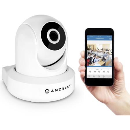 Amcrest IP2M-841 2MP Wi-Fi Video Monitoring Security Wireless IP Camera, White