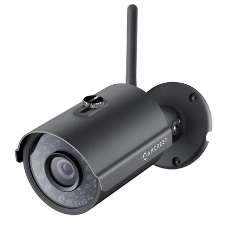 Amcrest IP2M-842 2MP 1080p Outdoor Day/Night Wi-Fi IP Bullet Camera, Black