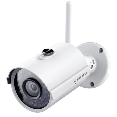 Amcrest IP2M-842 2MP 1080p Outdoor Day/Night Wi-Fi IP Bullet Camera, White