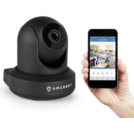 Amcrest UltraHD 2K 3MP Indoor Wi-Fi IP Camera, Pan/Tilt, Black