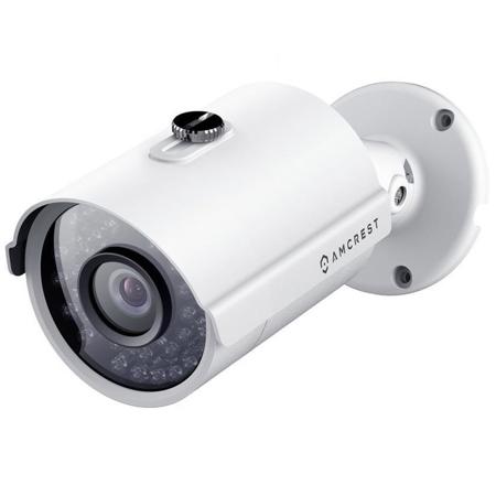 Amcrest ProHD IP4M-1025E 4MP Outdoor Day & Night Security Bullet Camera, White