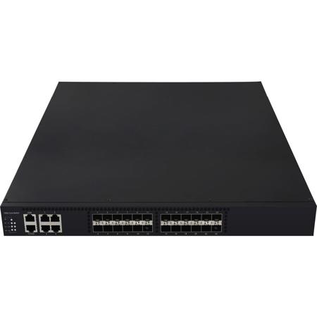 Aurora Multimedia Standard Layer 3 Non-Blocking Switch with 24 10G SFP+ Optical 4 10/100/1000M RJ45 Fixed Port