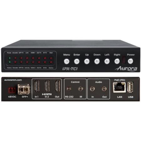 Aurora Multimedia 4K IP Audio/Video Transceiver, SFP+ 10G Fiber Ethernet