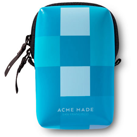 Acme Made Smart Little Camera Pouch, Blue Gingham