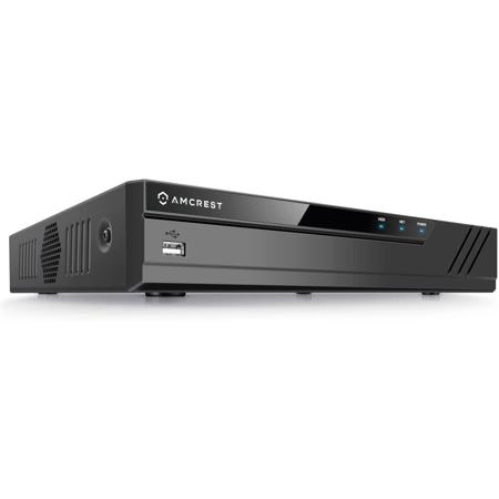 Amcrest NV4116E-A2 4K 16-Channel H.265 8-Port PoE Network Video Recorder, No HDD
