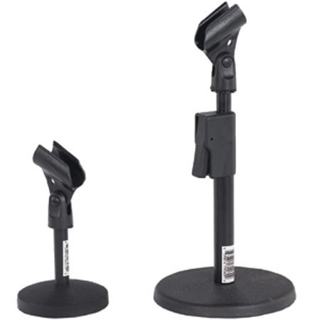 AmpliVox S1075 Quick-Release Adjustable Desk Mic Stand