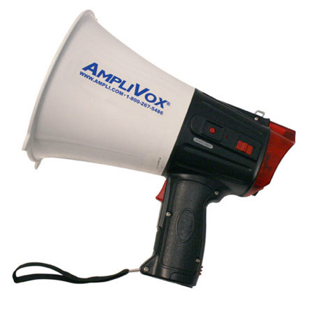 AmpliVox S604 Safety Strobe 10 Watt Megaphone