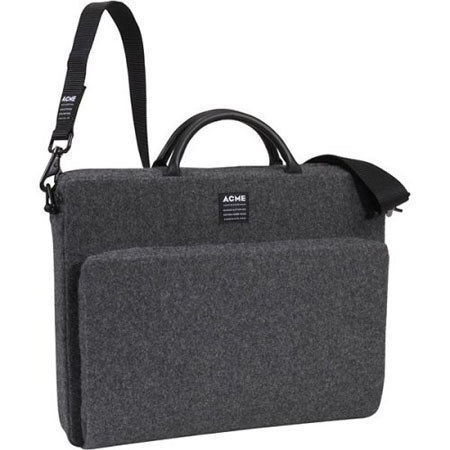 Acme Made The Slim Cargo, Med Attache Shldr Bag, Gray