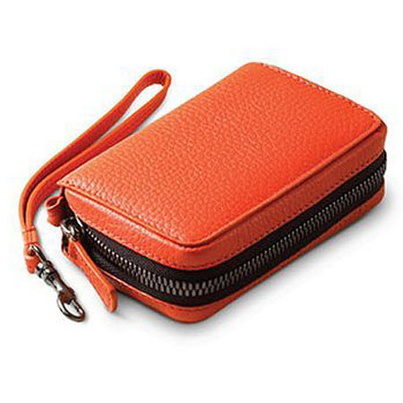 Acme Made The Solo Sm Leather Fitted Digi Cam Pouch,Org