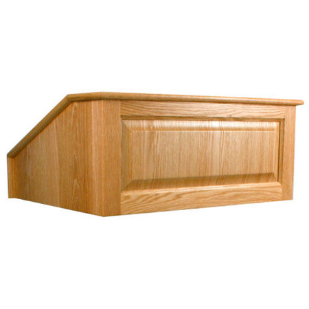 Amplivox SN3020-OK Victoria Tabletop Lectern without Sound - Natural Oak