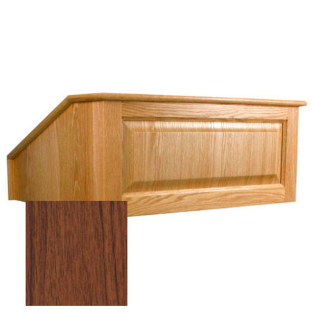 Amplivox SN3020-WT Victoria Tabletop Lectern without Sound - Walnut