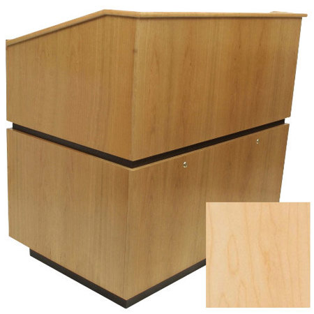 AmpliVox Coventry Lectern without Sound, Natural Maple