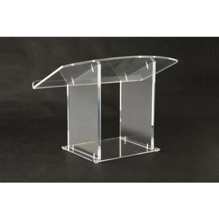 AmpliVox SN3085-OK Clear Acrylic Tabletop Podium Stand