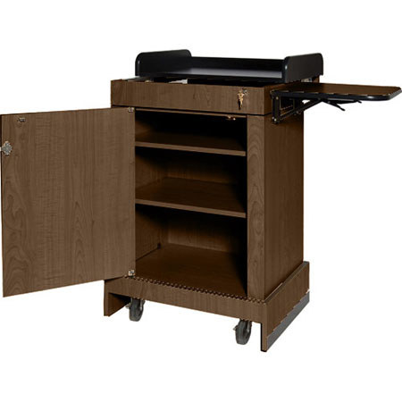 AmpliVox SN3230 Multimedia Computer Lectern, Walnut